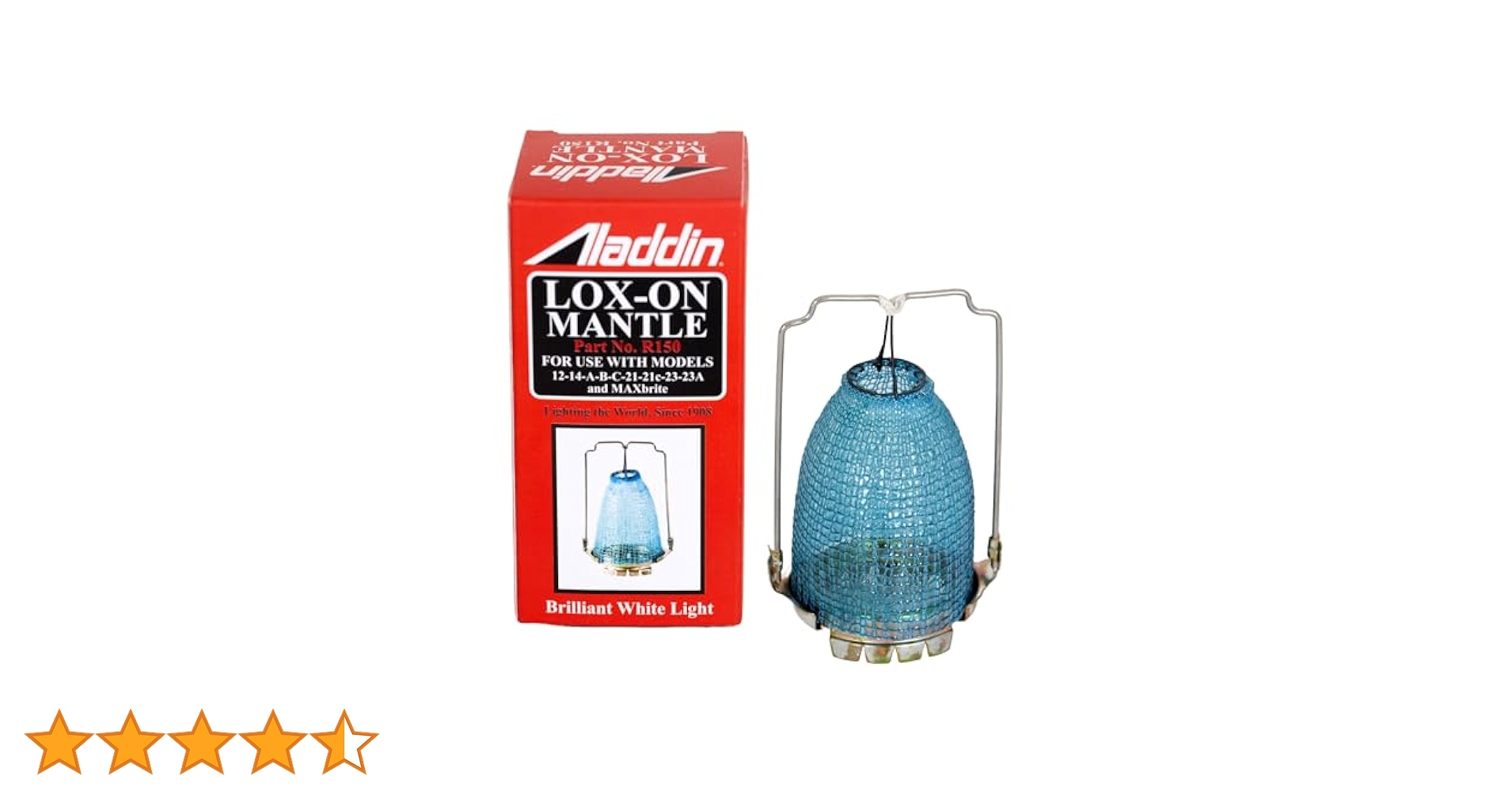 Amazon.co.jp: Aladdin Lamps R-150 Lox-On Mantle White Light